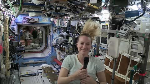 Space Station Birthday Greetings to Katherine Johnson