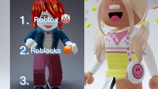 WHY IS SHE PLAYING ROBLOX 😭🤨