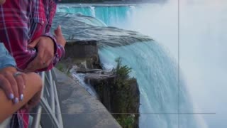 Niagara Falls, a natural wonder that straddles the border of Canada to USA #shorts #short #travel