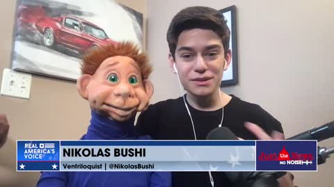 Ventriloquist Nikolas Bushi joins John and Amanda on Just the News, No Noise