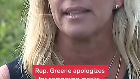 Rep. Greene apologizes for comparing masks, Holocaust