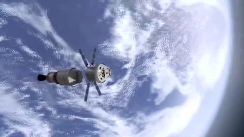 Nasa rocket launch in space