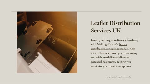 Leaflet Distribution Services UK