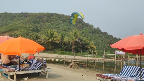 Paragliding India goa