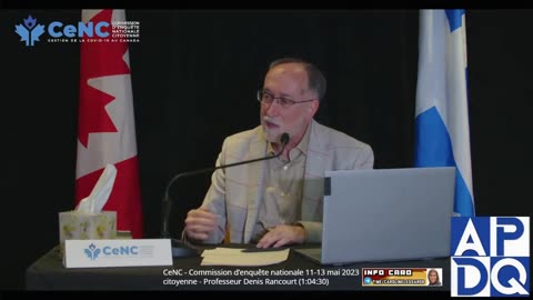 Extrait du CeNC - Commission d’enquête nationale citoyenne - Professeur Denis Rancourt témoigne
