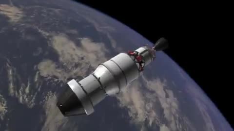 Space Ship Satellite Deployment