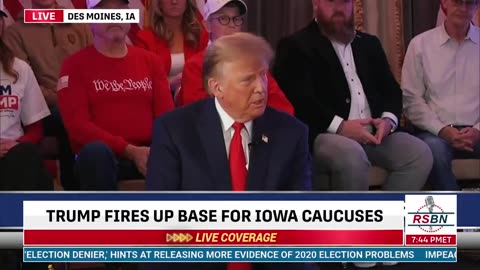 “We’re gonna teach them a lesson”: President Trump rips Biden, Democrats in Des Moines, Iowa