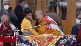Dalai Lama Inappropriately Tongue-Kisses Boy