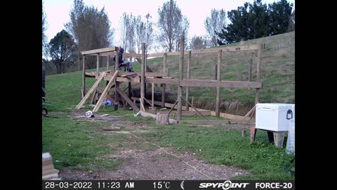 Complete Backyard Shed Build In using recycled materials