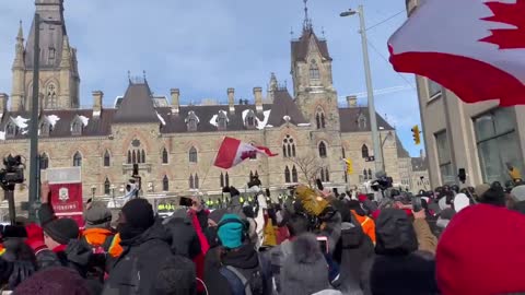 Ottawa Freedom Convoy 02/19/2022 - Canadians want freedom from medical dictatorship; Trudeau wants more repressions & unlimited powers