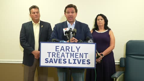 Gov. DeSantis Opens New Monoclonal Antibody Site in Lakeland