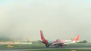 Crazy landing
