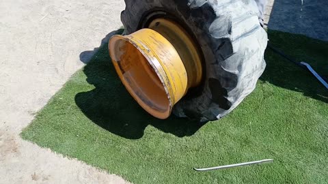 The tire burst working in UAE 2023