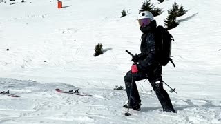 Skier Can't Quite Stick the Landing