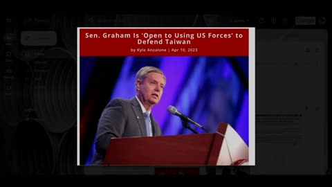 Lindsey Graham Using Same Playbook For Taiwan As He Used For Ukraine