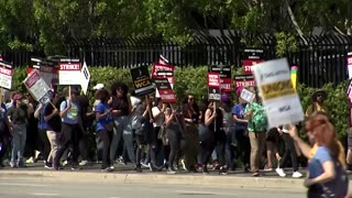 Hollywood writers look for love on the picket line