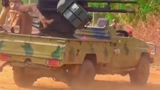 🌍 Sudan Conflict | RSF Fighters Firing Anti-Aircraft Gun | RCF
