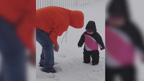 Funny baby SNOW FAILS (Try not to LAUGH)