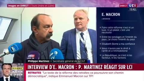 Macron au 13H de TF1 : "Cette interview, c'est du foutage de gueule", dénonce Philippe Martinez