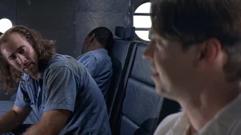 Con Air "Two went down, one came up" scene