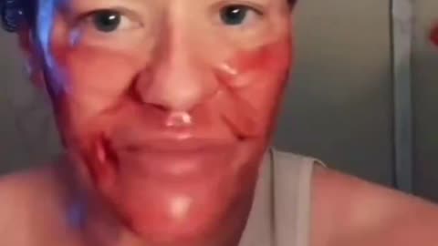 Period Blood Facials