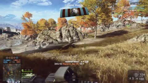 Battlefield 4 take down a helicopter by RPG
