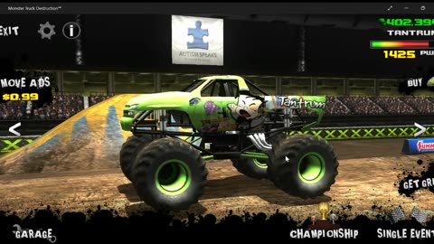 Monster Jam Bash and Smash part 1(video game monster truck freestyle)