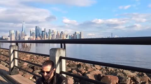 Cloud Time Lapse - Liberty State Park - Time After Time - Cyndi Lauper