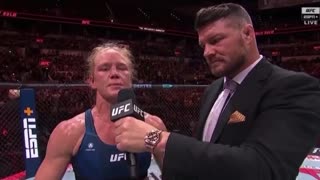 Holly Holm used her platform after winning the UFC to address sexualization of children