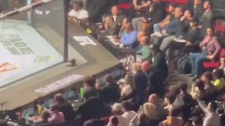 Some fun crowd chants at #UFC302.