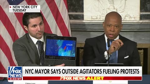 Mayor Adams, NYPD blame 'outside agitators' for pro-Hamas protests