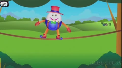 "Humpty Dumpty Nursery Rhyme" - 3D Animation | Nursery Rhymes | for childrens