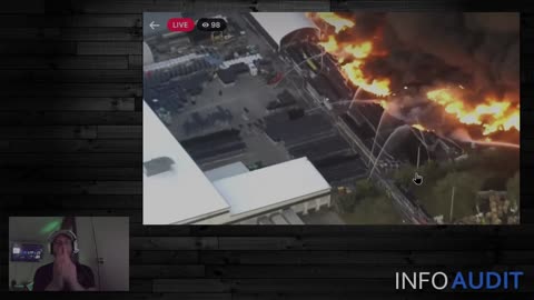 Breaking: Massive industrial fire breaks out at a factory in Florida