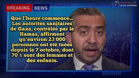 Un célèbre journaliste résume la réalité de Gaza en 60 secondes avant sa démission