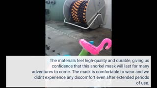 Real Reviews: QingSong Full Face Snorkel Mask for Kids & Adults, Snorkeling Gear with Camera Mo...