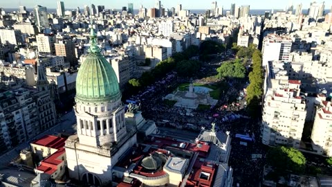 Argentinians march against Milei's education cuts