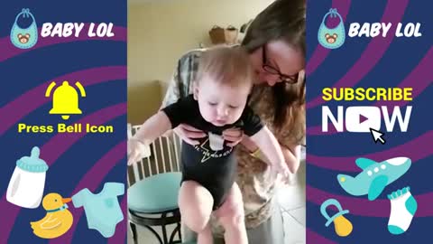 Funny cute mom and baby funny moments with mom and baby cute