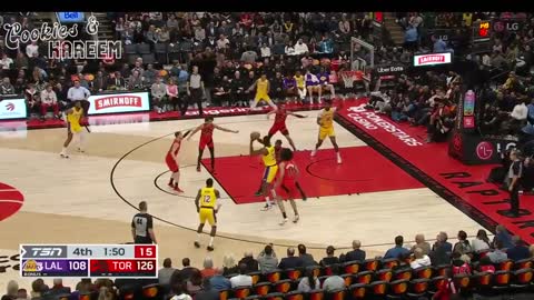 Thomas Bryant Highlights Raptors vs. Lakers 7th Dec 2022