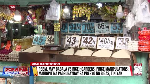 PBBM, may babala vs rice hoarders, price manipulators
