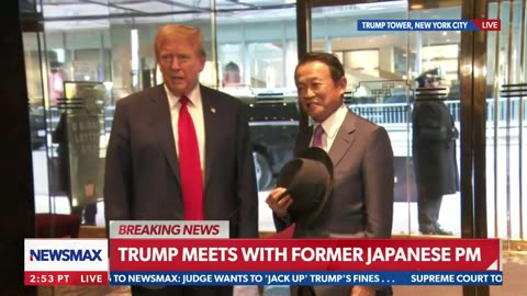 Trump Welcomes Japan's Prime Minister