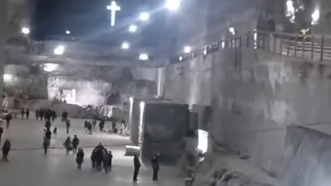 Largest saltmine in Europe