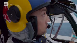 Polish pilot makes history landing a plane on a 56-story building