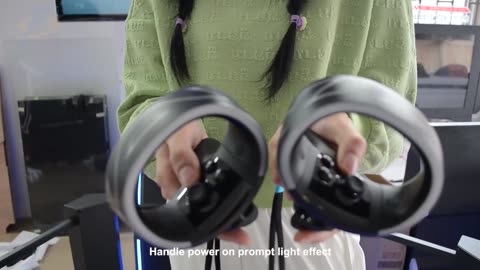 Commercial high-profit VR standing equipment, wearing a high-resolution virtual reality headset