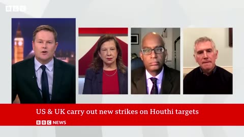 US and UK launch fresh strikes on Houthis, US officials say.
