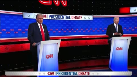 6/27/2024 Presidential debate between president Donald John Trump and Joe Robinette Biden
