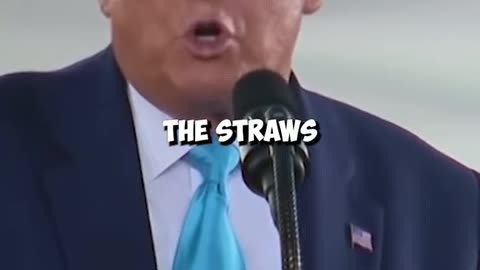 Trump ranting about straws #donaldJTrump #trump