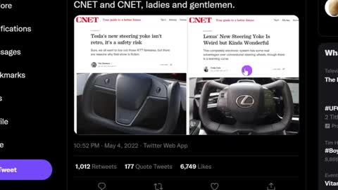 CNET Trashing Tesla's Steering Wheel Identical To Toyota