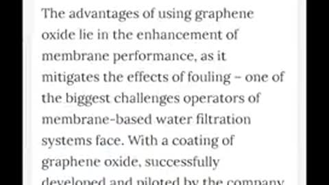 Graphene Coming to Our Water Supply Soon !!!
