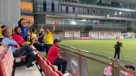 First time at a football game | Singapore Premier League match