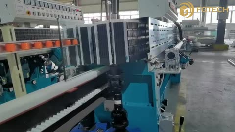 9 motors glass edging machine Grinding Machine Processing Machinery Straight Edge Machine
